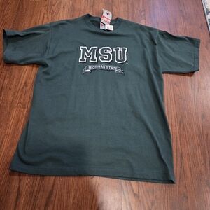 MSU Michigan State University Green T-Shirt